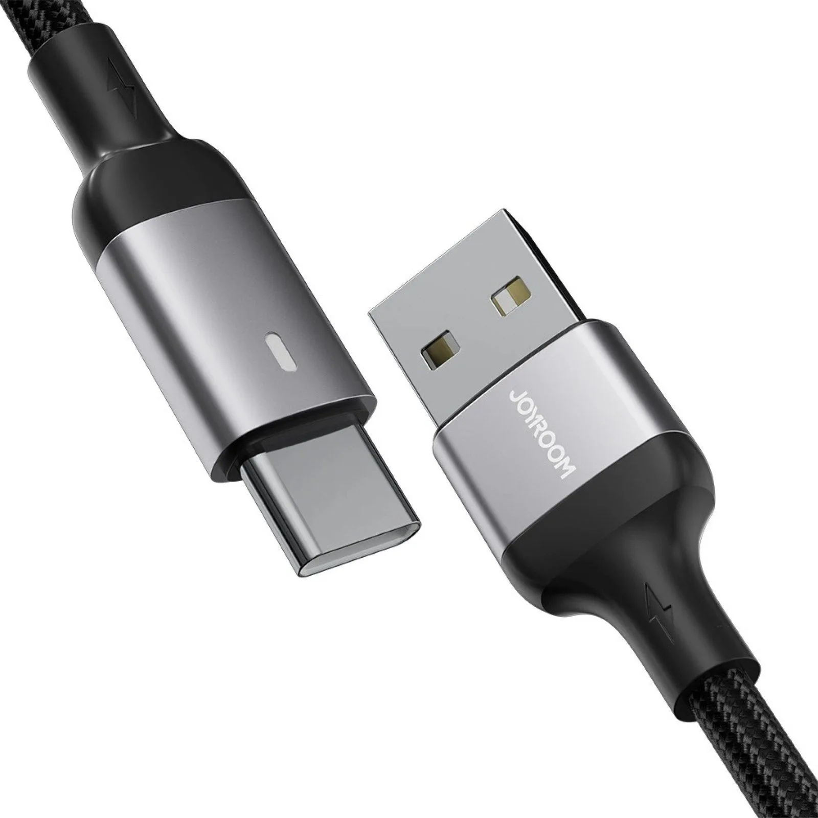 Joyroom USB-A to Type-C Fast Charging Braided Nylon Data Cable – 3A