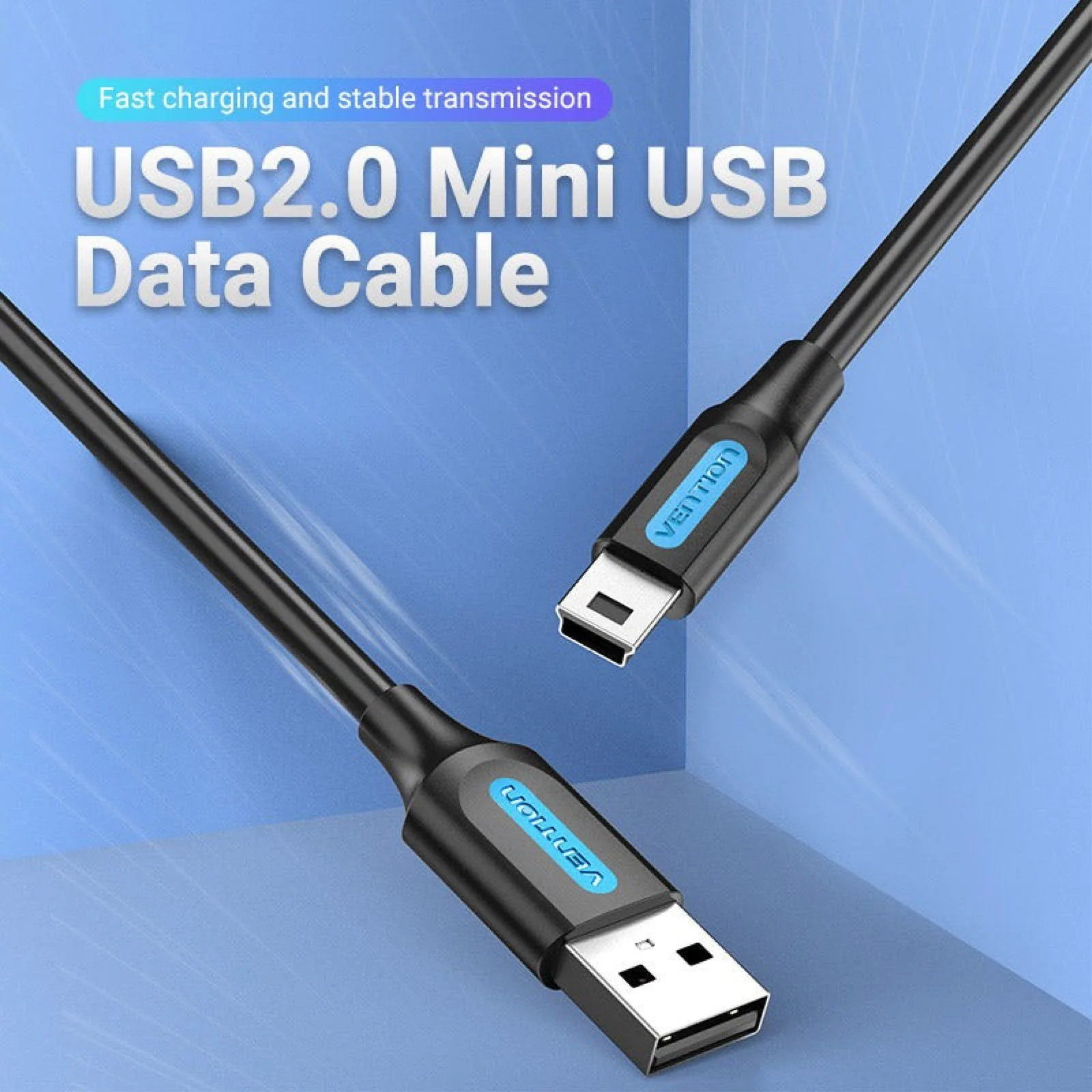 Vention USB-A 2.0 Male to Mini-B Male Cable PVC Type - COMBD