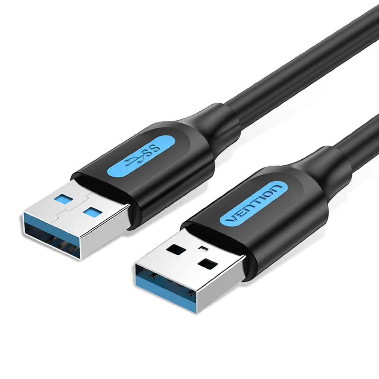 Vention USB-A 3.0 Male to USB-A Male Cable Black PVC Type - 2m - CONBH