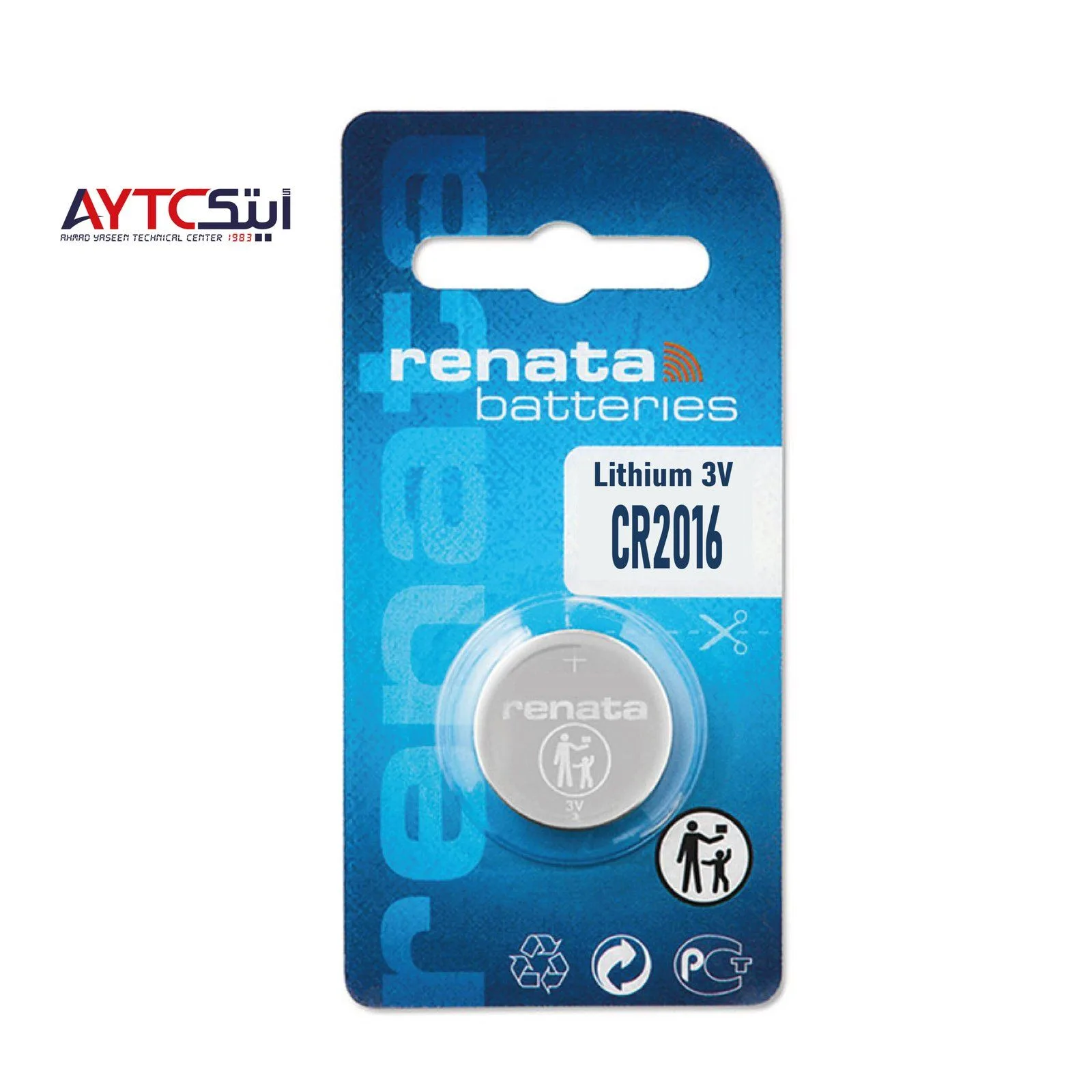 RENATA CR2016 Lithium Batteries 3V
