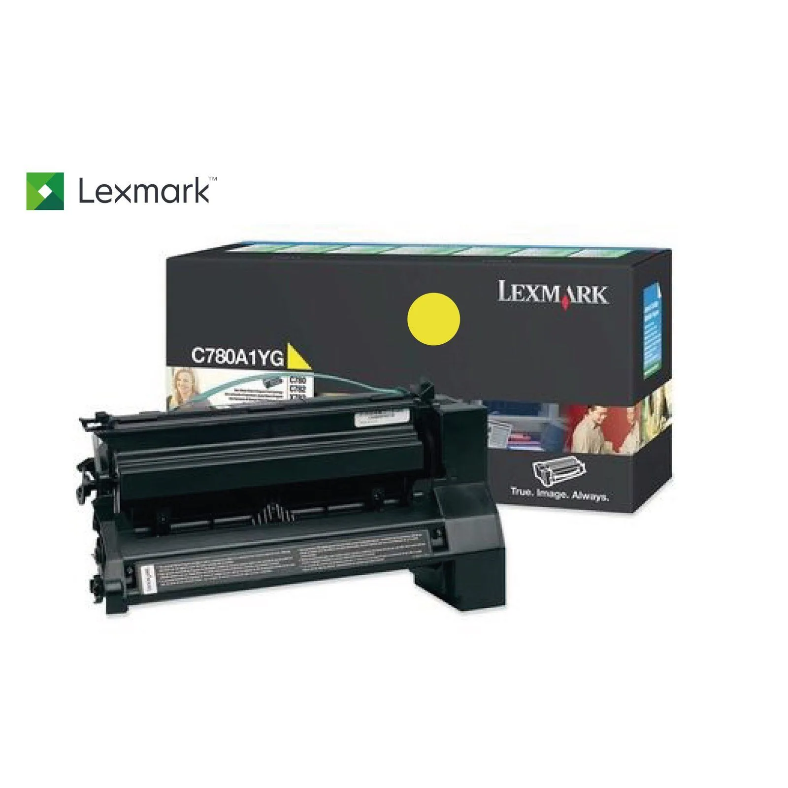 Lexmark C780A1YG Yellow Original Toner Cartridge - Genuine