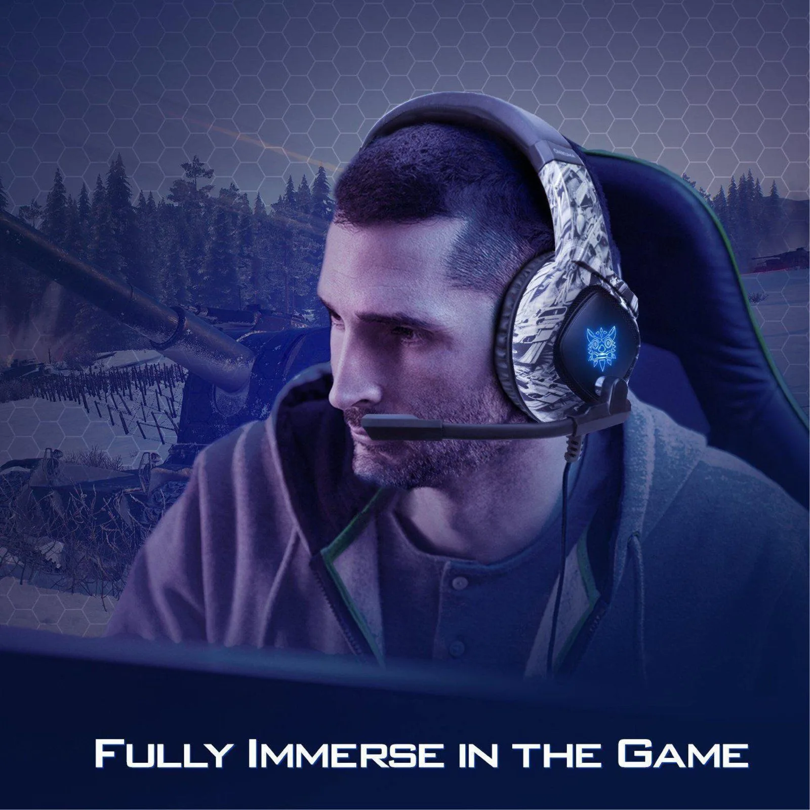 Onikuma K19 Wired Gaming Headset