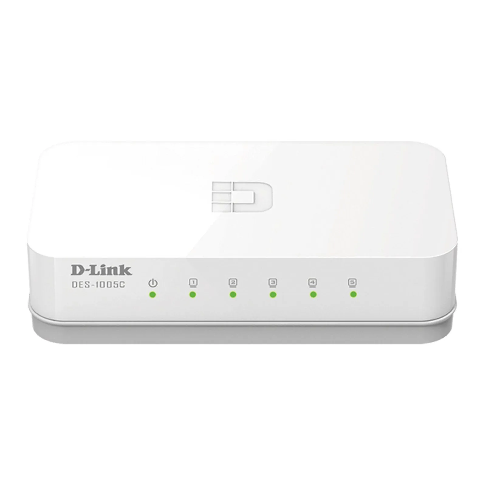 D-Link 5-Port 10/100 Mbps Unmanaged Desktop Switch - DES-1005C