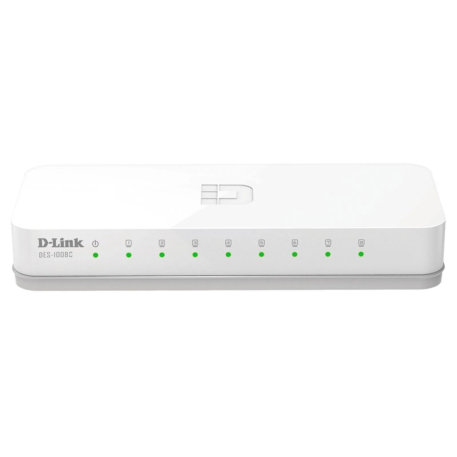 D-Link 8-Port 10/100 Mbps Unmanaged Switch - DES-1008C