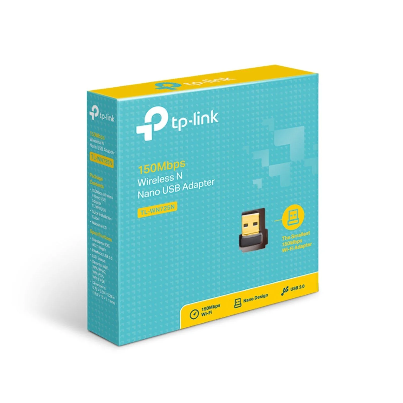 TP-Link 150Mbps Wireless N Nano USB Adapter - TL-WN725N