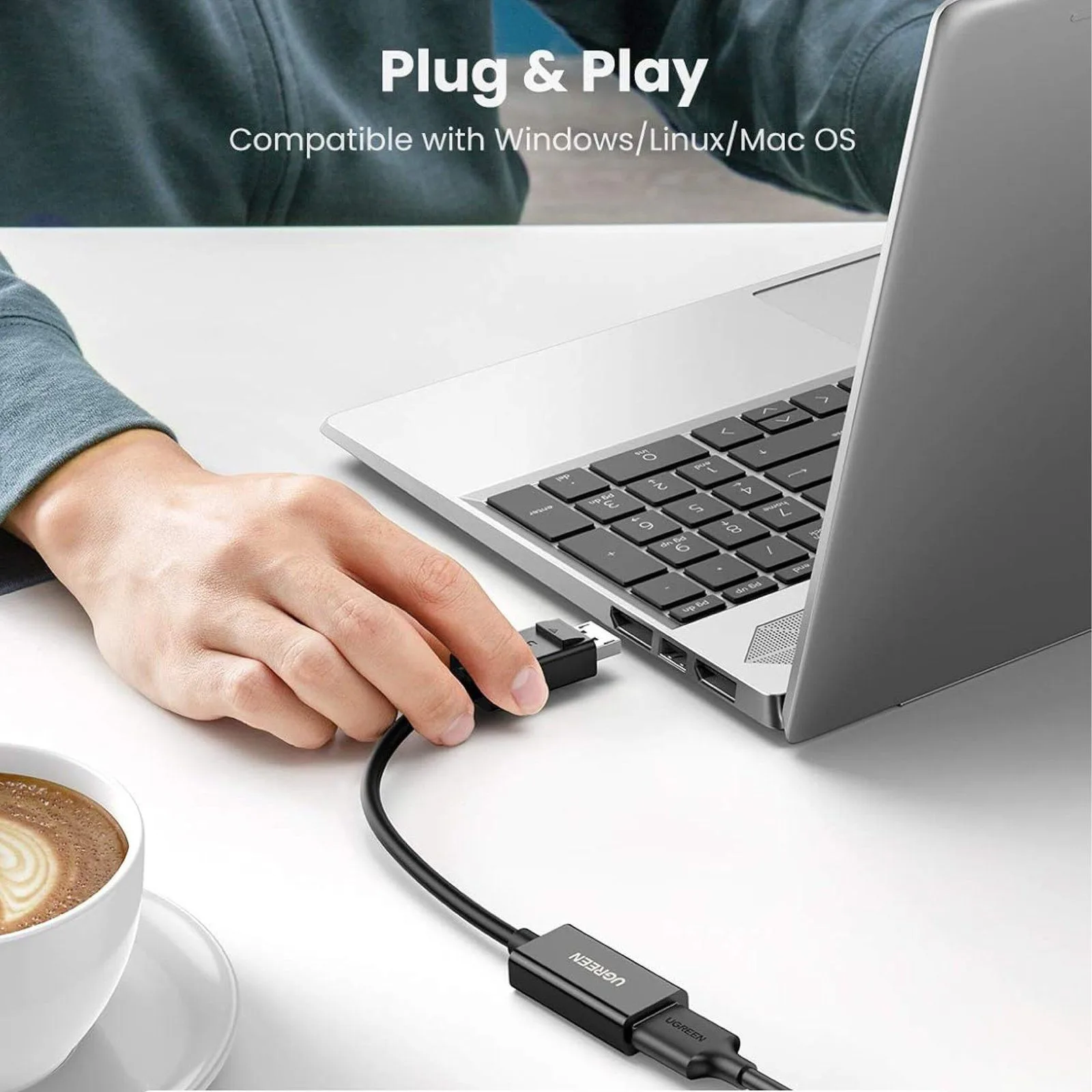 Ugreen DisplayPort to HDMI Adapter 4K@60Hz - 70694