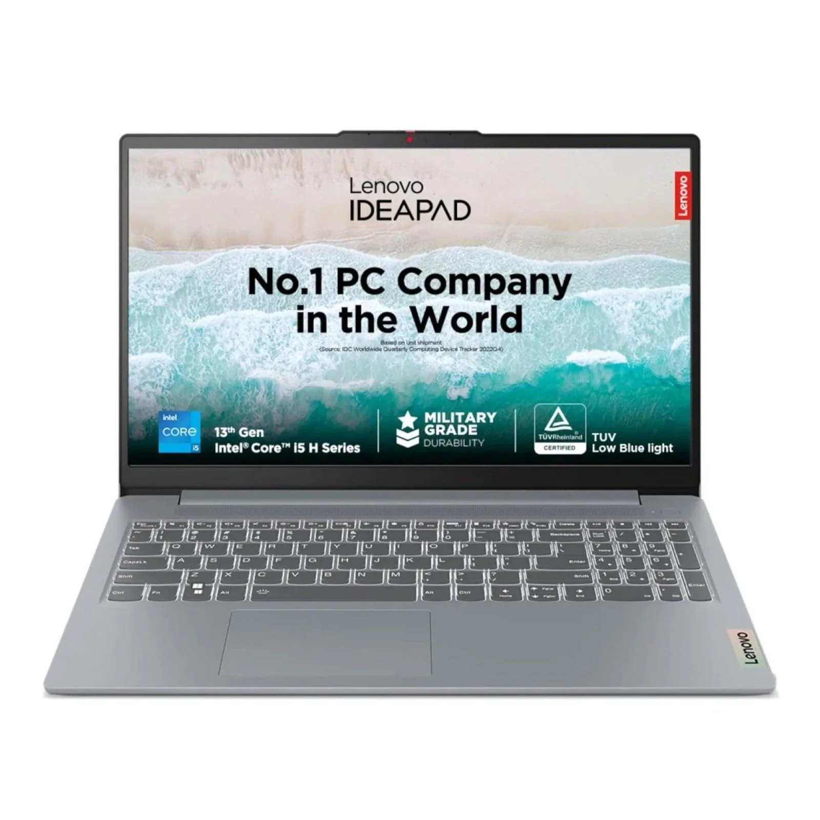 لابتوب Lenovo IdeaPad Slim 3 15IAH8 بمعالج Intel Core i5 الجيل 13، رام 8GB DDR5، SSD NVMe M.2 سعة 512GB، شاشة 15.6 بوصة 