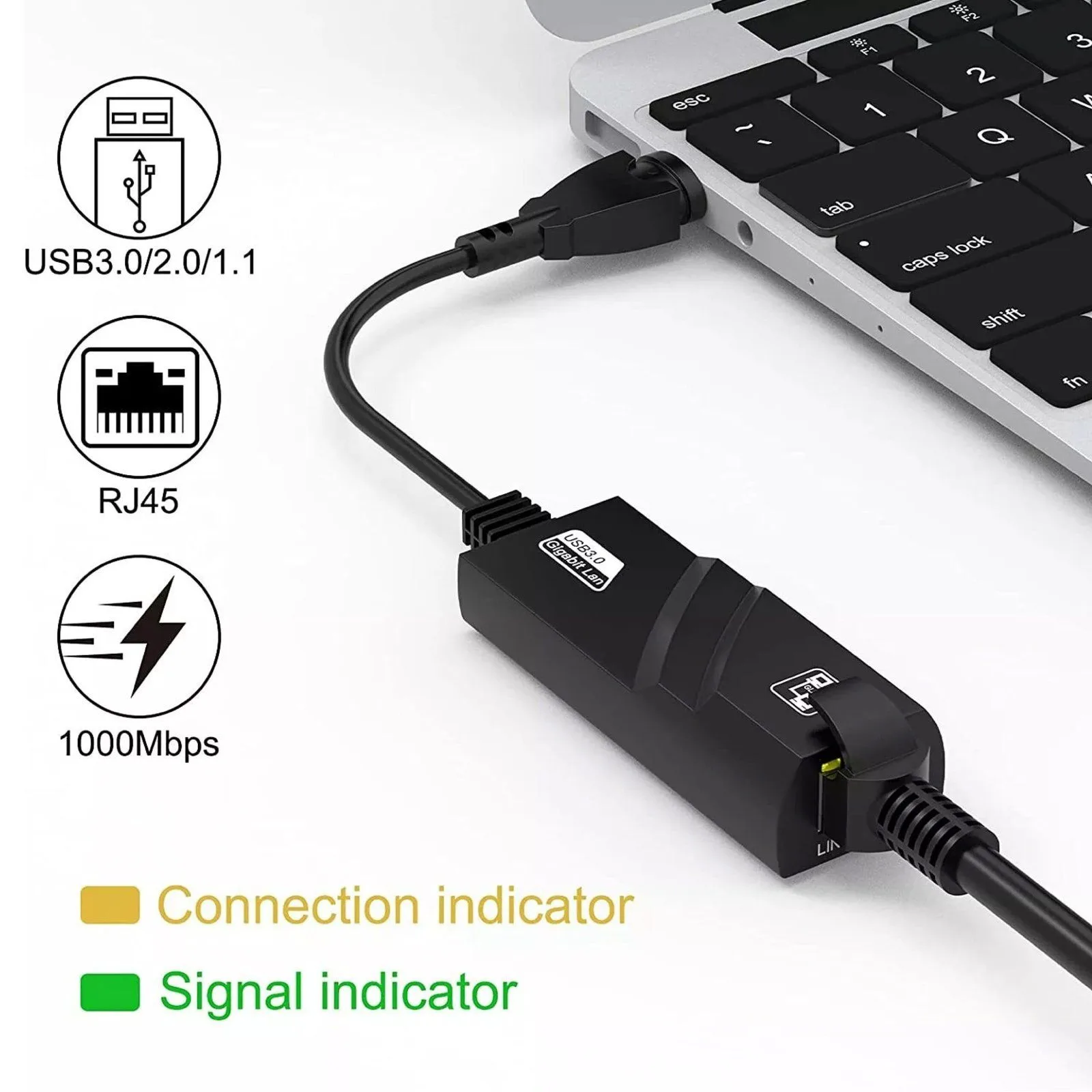 USB 3.0 Ethernet Adapter - AYTC