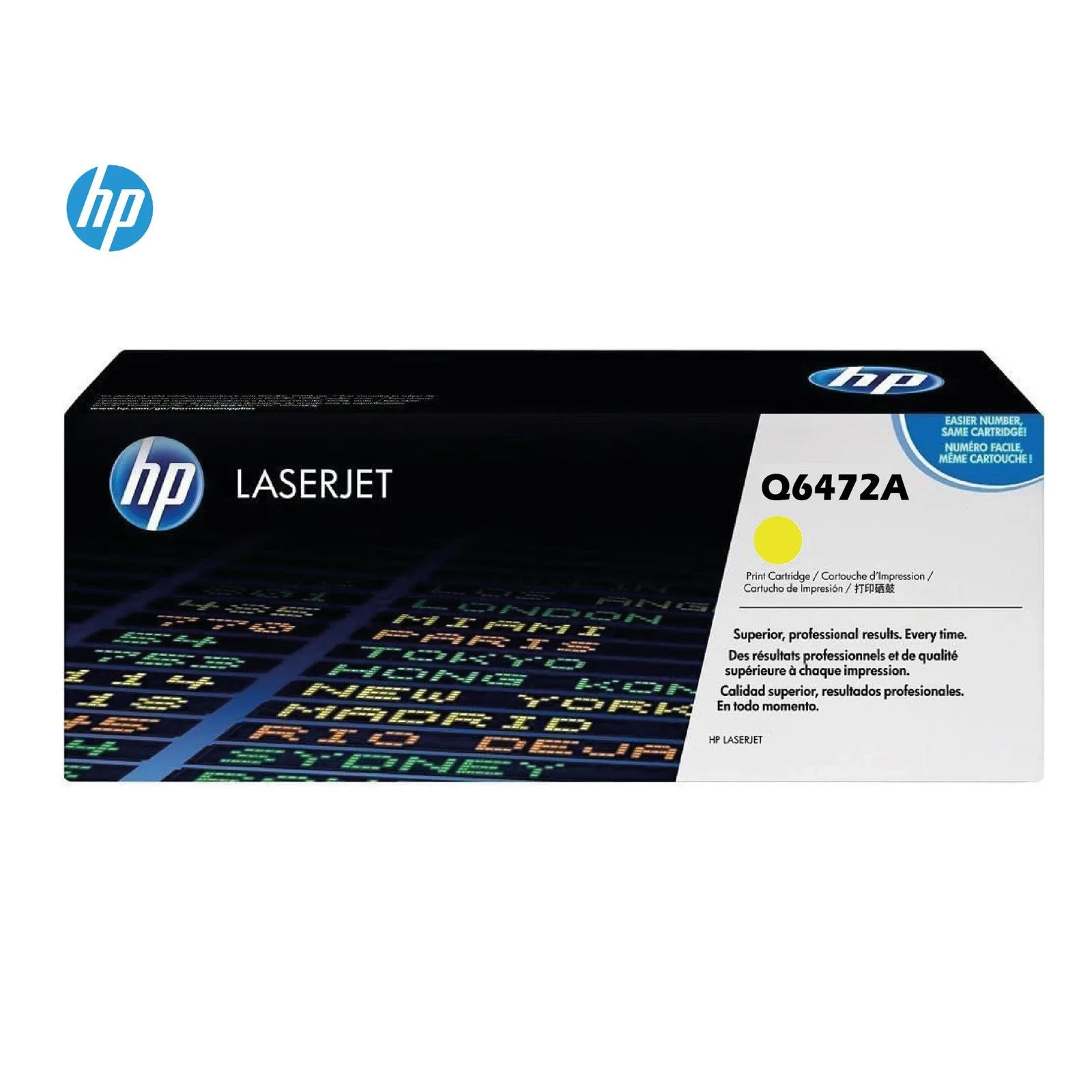 HP Q6472A Yellow Original Laser Toner Cartridge