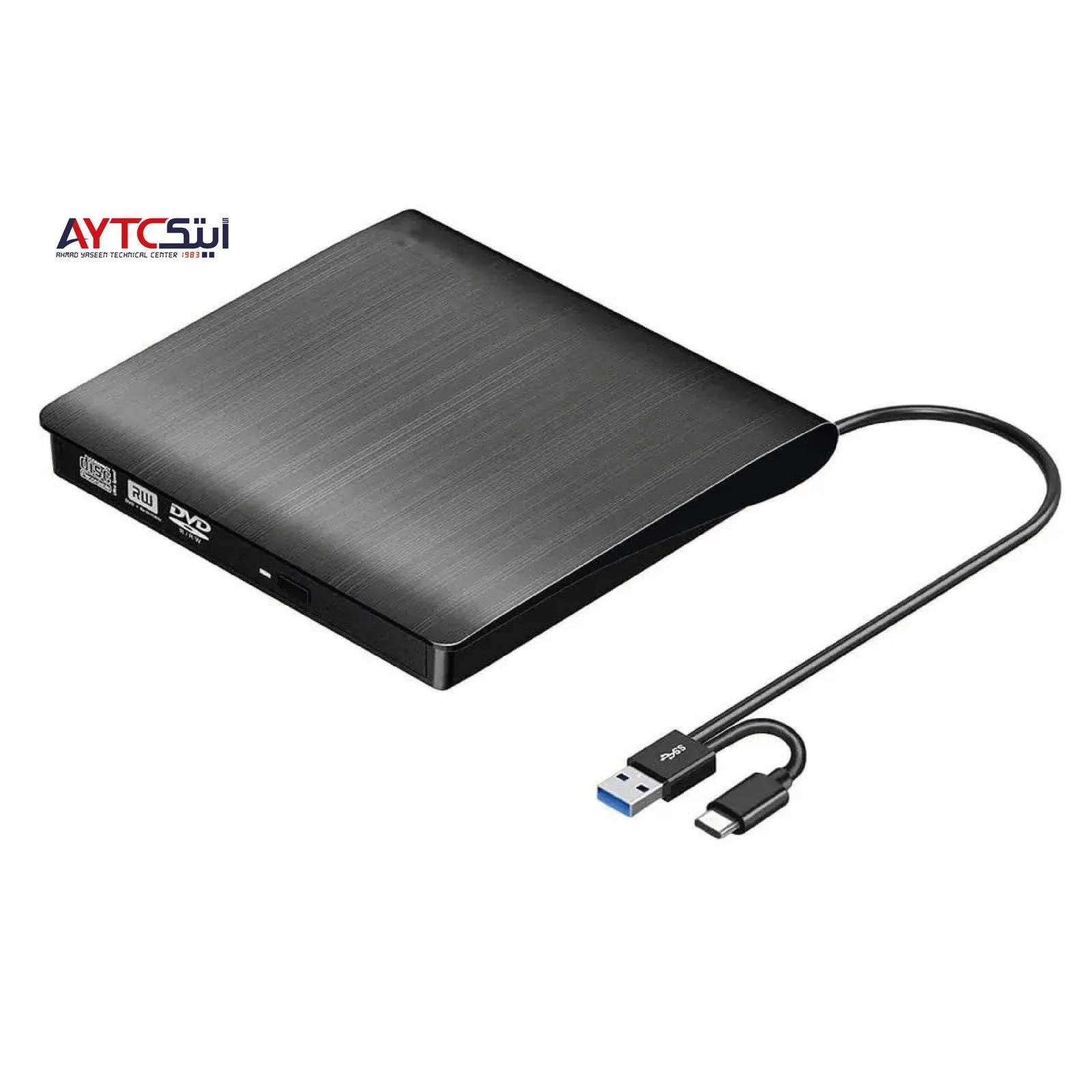 Portable External DVD/CD-Room Drive USB 3.0 + Type-C