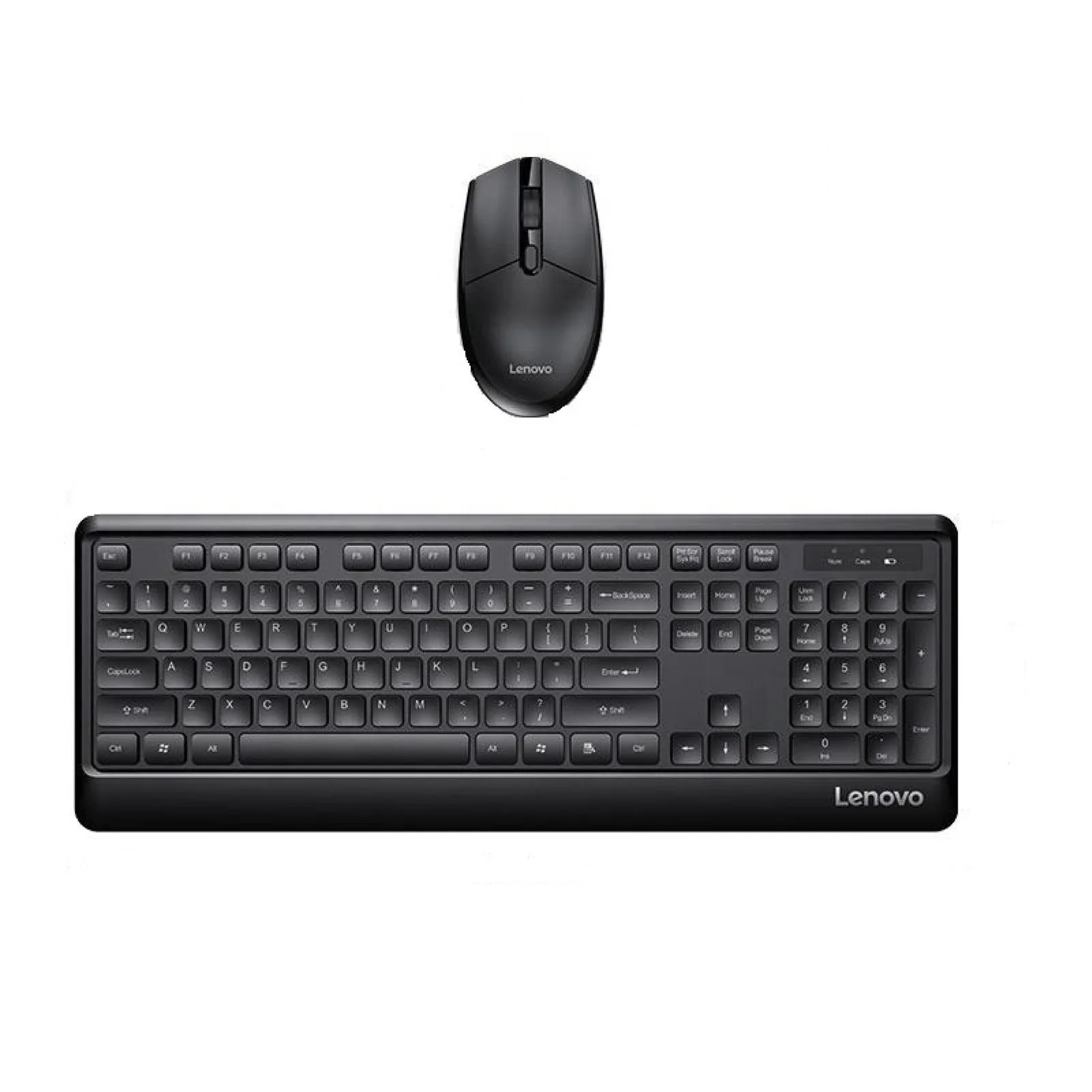 طقم كيبورد وماوس لاسلكي Lenovo KN102