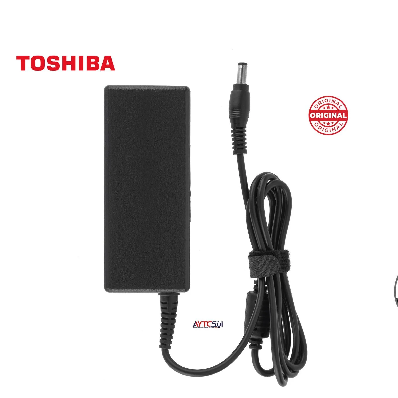 شاحن لابتوب Toshiba أصلي قدرة 90 واط 19 فولت - 4.74/3.42 أمبير / رأس 5.5×2.5 ملم