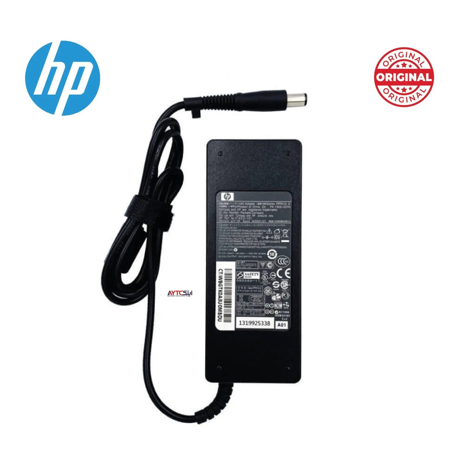 HP Laptop Charger 90W 19V - 4.74A / 7.4×5.0 mm - Genuine