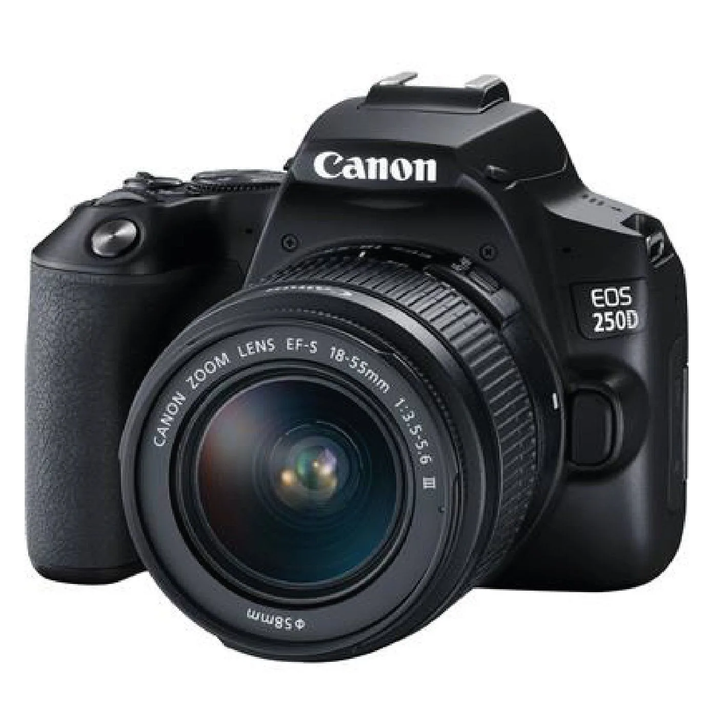 Canon EOS 250D + EF-S 18-55mm f/3.5-5.6 III + SLR Camera Kit 24.1 MP CMOS