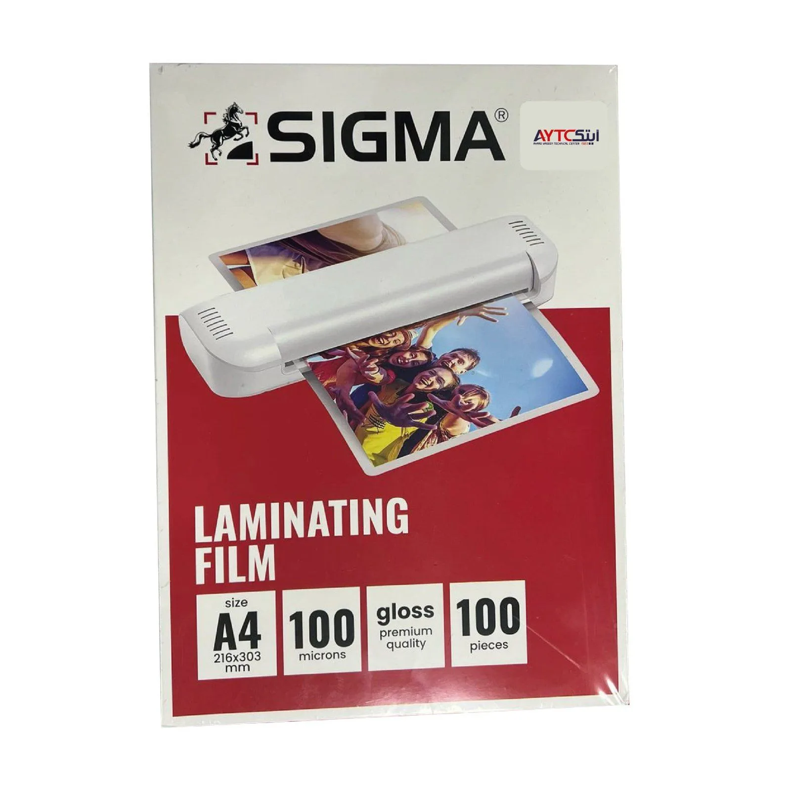 SEGMA A4 Laminating Film 100 Micron, 216 X 303mm Pack of 100