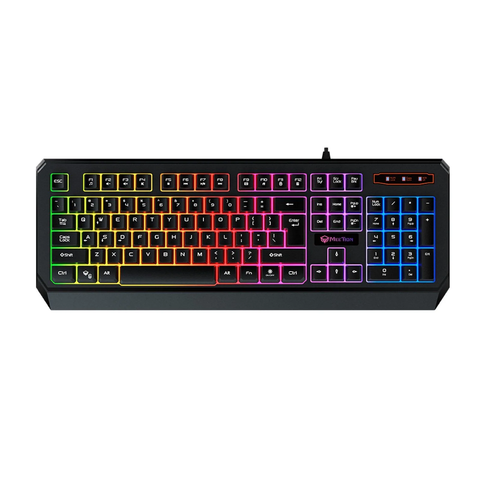 Meetion K9320 Rainbow Backlit Gaming Keyboard
