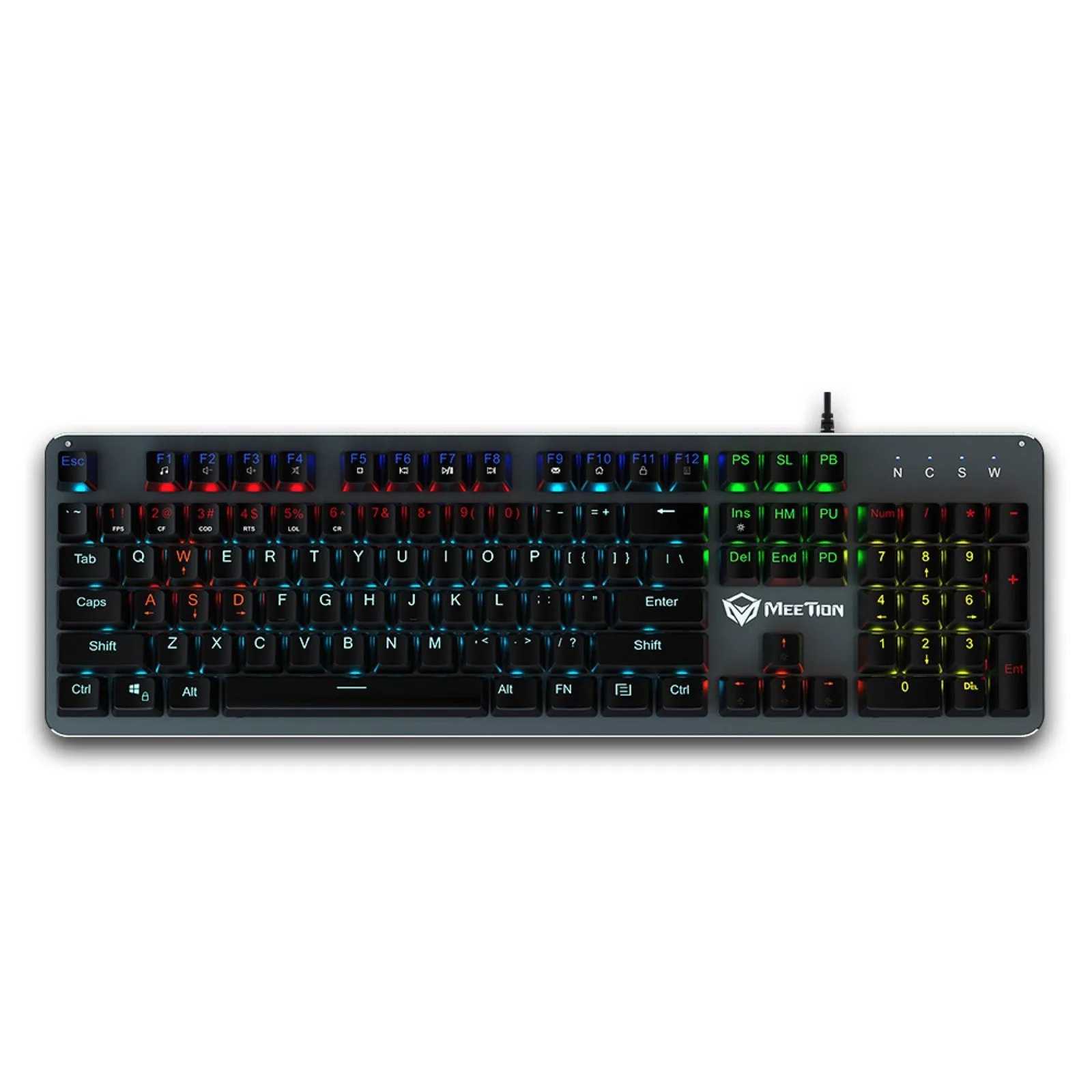 Meetion MK007 PRO Hot Swap RGB Mechanical Keyboard