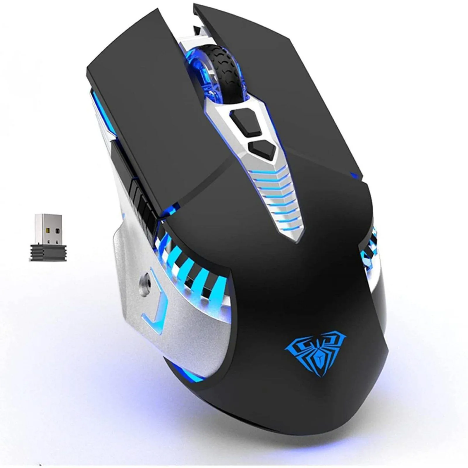 Rechargeable Wireless and Bluetooth Gaming Mouse
