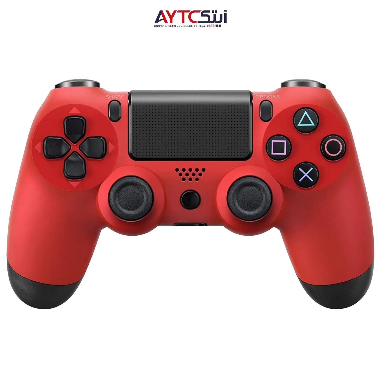 يد تحكم لاسلكية PS4 Dual Shock - أحمر