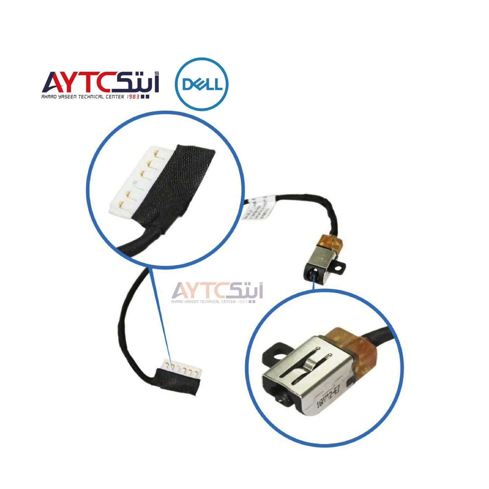 Laptop DC Power Jack For Dell 15-5567 Socket Power Charging Port With Cable