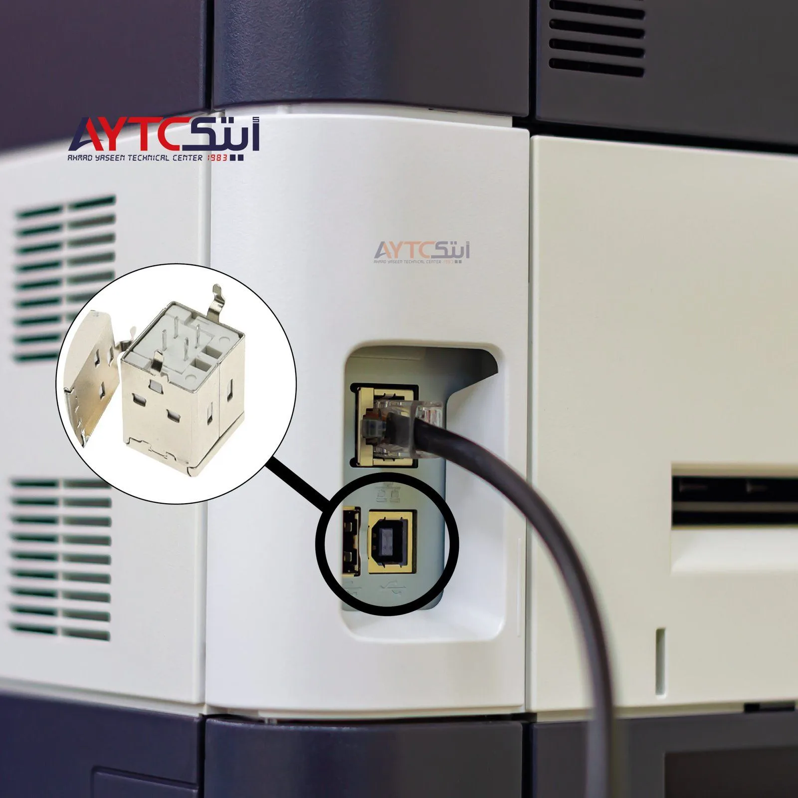 Printer Port USB Port 2.0 Standard Connector C Socket Type B 4 pin Female Jack 1-Pic