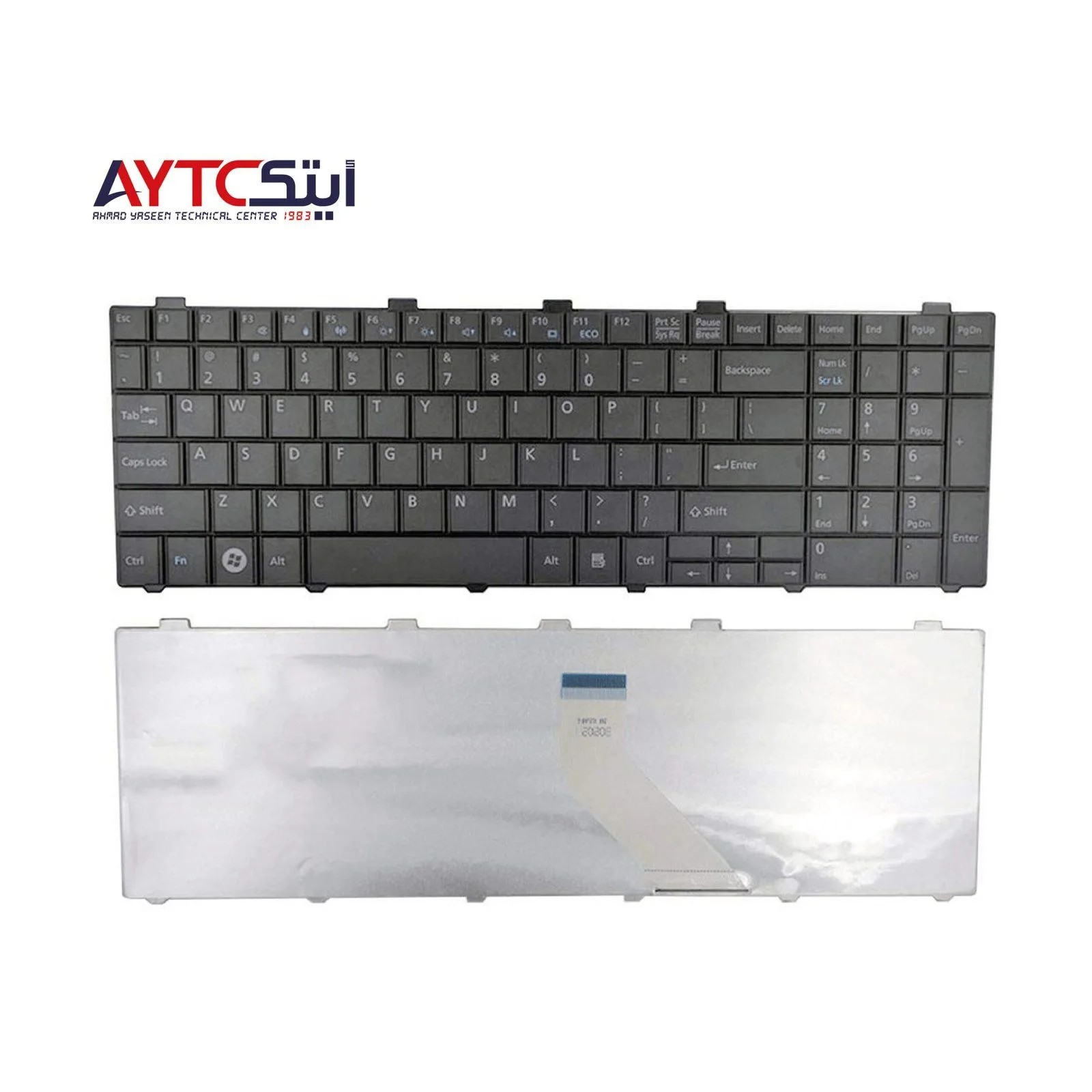 Laptop Keyboard for Fujitsu Lifebook AH530 Compatible - English & Arabic Layout