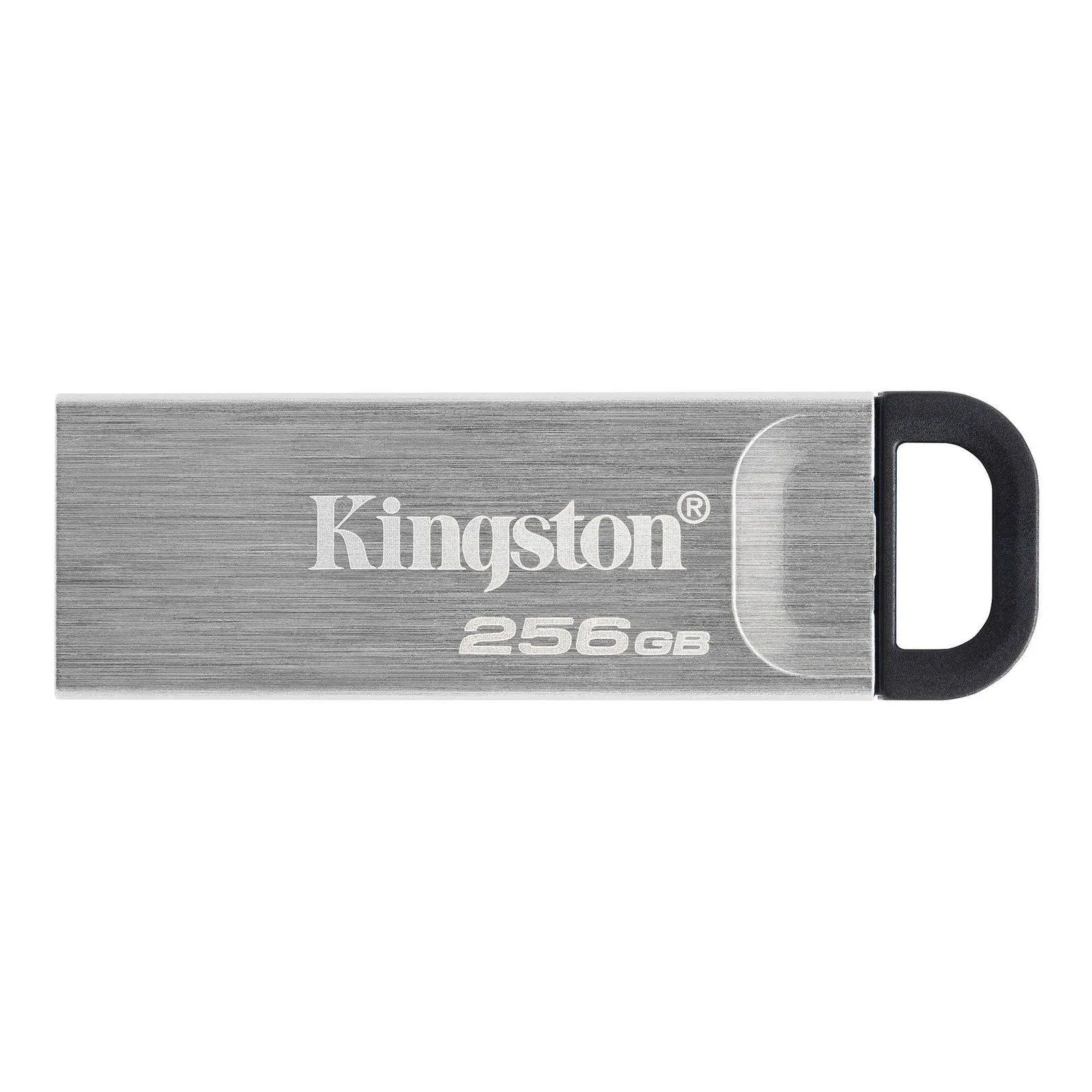 Kingston 256GB DataTraveler Kyson USB A 3.2 Flash Drive - Steel Metal Case Silver